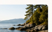 Coastline on Galiano Island